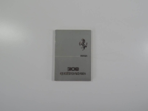 Ferrari 308 Euro Spec Quattrovalvole QV Owner’s Manual