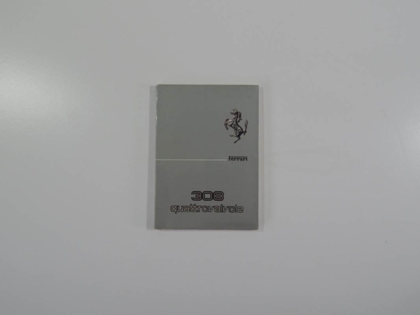 Ferrari 308 Euro Spec Quattrovalvole QV Owner’s Manual