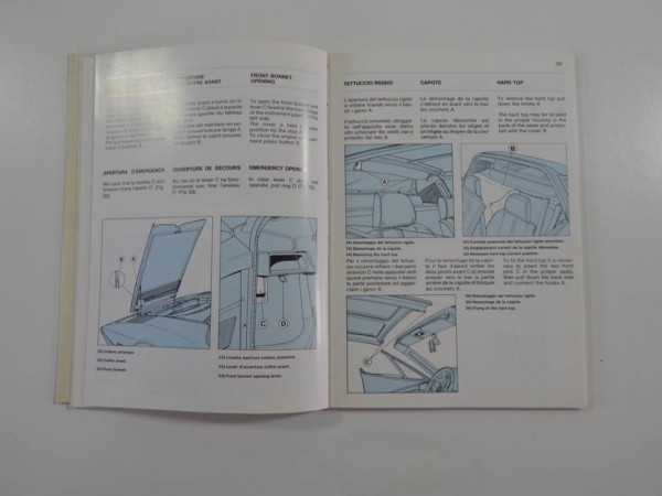 Ferrari 308 Euro Spec Quattrovalvole QV Owner’s Manual