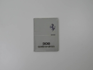 Ferrari 308 QV Owner’s Manual Euro Spec