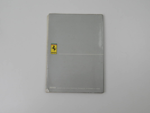 Ferrari 308 QV Owner’s Manual Euro Spec