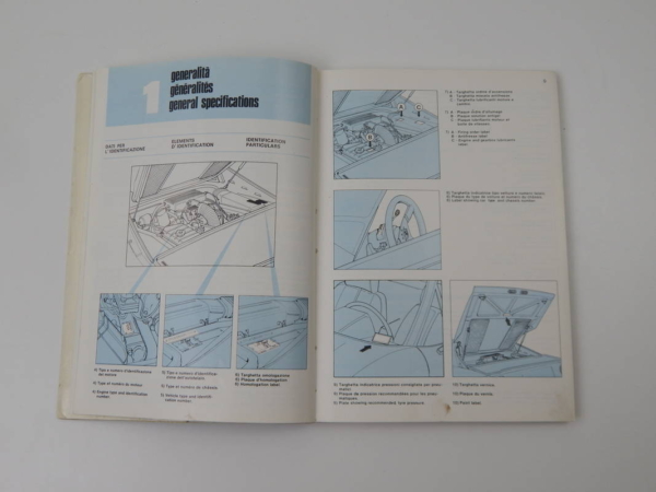 Ferrari 308 QV Owner’s Manual Euro Spec
