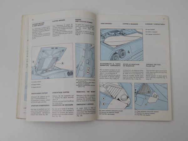 Ferrari 308 QV Owner’s Manual Euro Spec