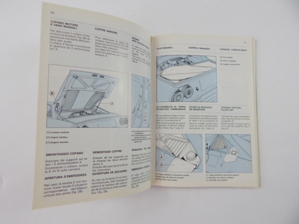 Ferrari 308 QV Quattrovalvole Euro Spec Owner's Manual