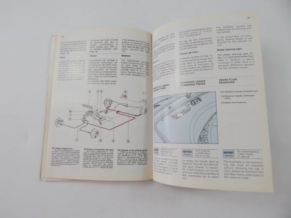 Ferrari 308 QV Quattrovalvole Euro Spec Owner's Manual