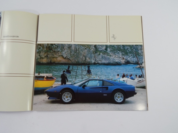 Ferrari 308 QV Quattrovalvole Sales Brochure