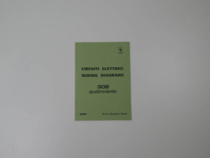 Ferrari 308 QV Wiring Diagram Manual