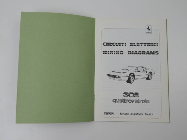 Ferrari 308 QV Wiring Diagram Manual