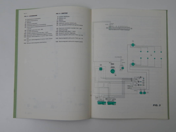 Ferrari 308 QV Wiring Diagram Manual
