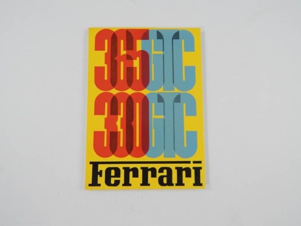 Ferrari 330 365 GTC Owner's Manual with Supplement
