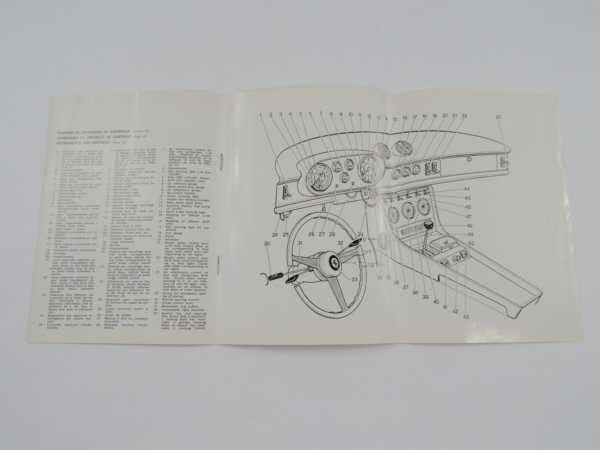 Ferrari 330 365 GTC Owner's Manual with Supplement
