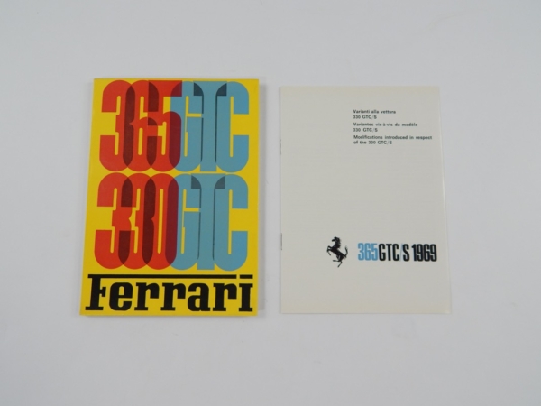 Ferrari 330 365 GTC Owner's Manual with Supplement
