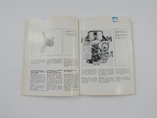 Ferrari 330 365 GTC Owner's Manual with Supplement