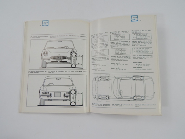 Ferrari 330 365 GTC Owner's Manual with Supplement