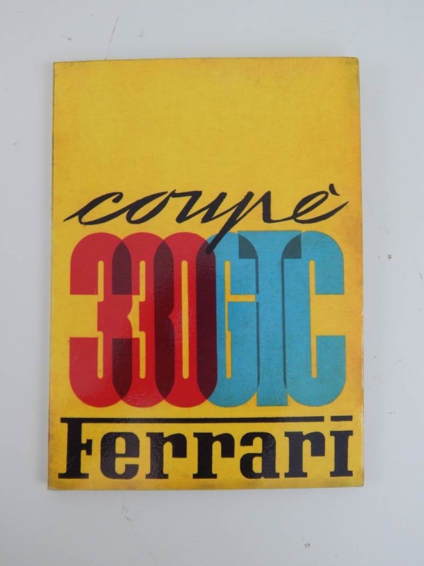 Ferrari 330 GTC Owner’s & Parts Manual Handbook