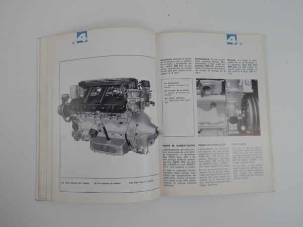 Ferrari 330 GTC Owner’s & Parts Manual Handbook