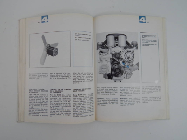 Ferrari 330 GTC Owner’s & Parts Manual Handbook