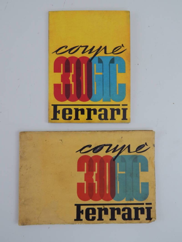 Ferrari 330 GTC Owner’s & Parts Manual Handbook