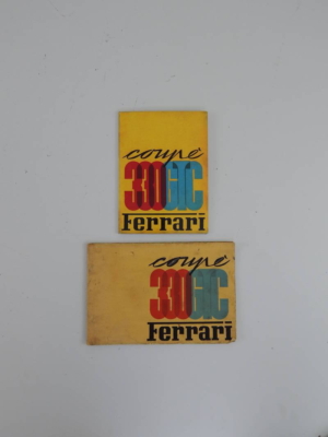 Ferrari 330 GTC Owner’s & Parts Manual Handbook