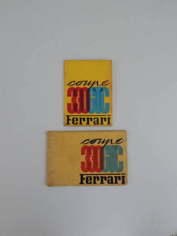 Ferrari 330 GTC Owner’s & Parts Manual Handbook