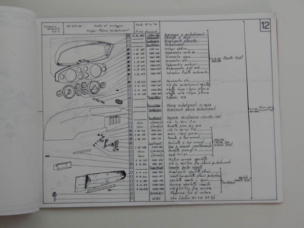 Ferrari 365 GTB/4 Daytona Scaglietti Body Parts Manual