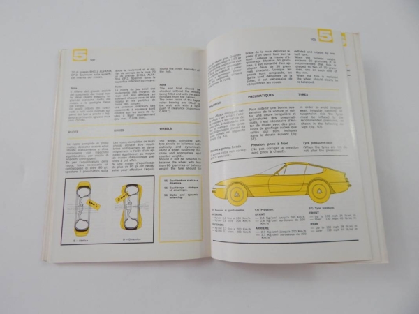 Ferrari 365 GTB4 Daytona Owner's Manual Handbook