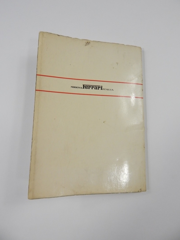 Ferrari 365 GTB4 Daytona Owner’s Manual Handbook