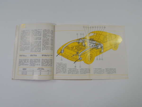 Ferrari 365 GTB4 Daytona Owner’s Manual Handbook