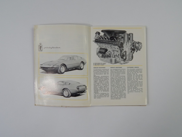 Ferrari 365 GTB4 Daytona Owner’s Manual Handbook