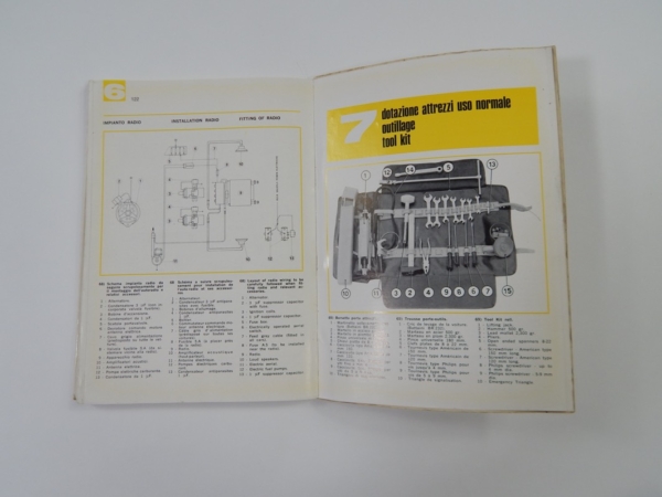 Ferrari 365 GTB4 Daytona Owner’s Manual Handbook