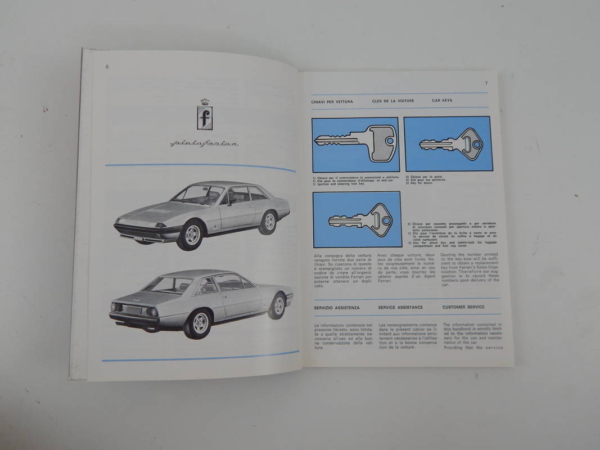 Ferrari 400 Complete Pouch & Manual Set