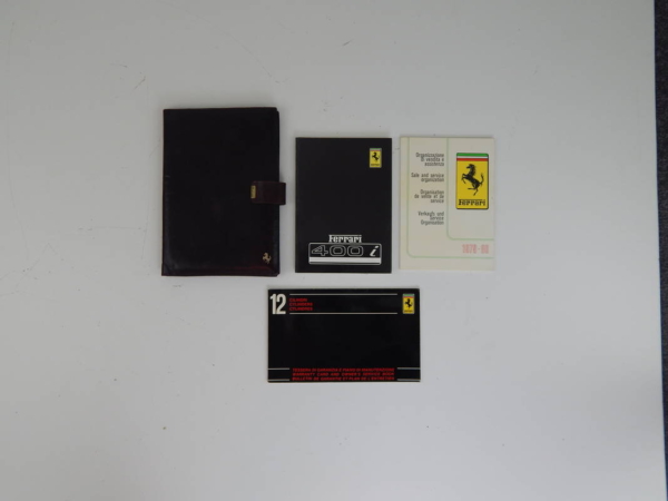 Ferrari 400 Complete Pouch & Manual Set