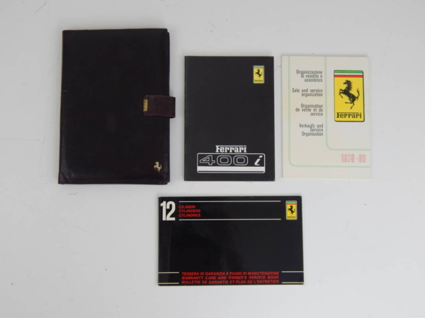 Ferrari 400 Complete Pouch & Manual Set