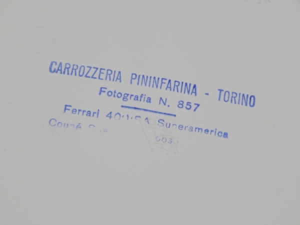 Ferrari 400 SA Pininfarina Press Photo
