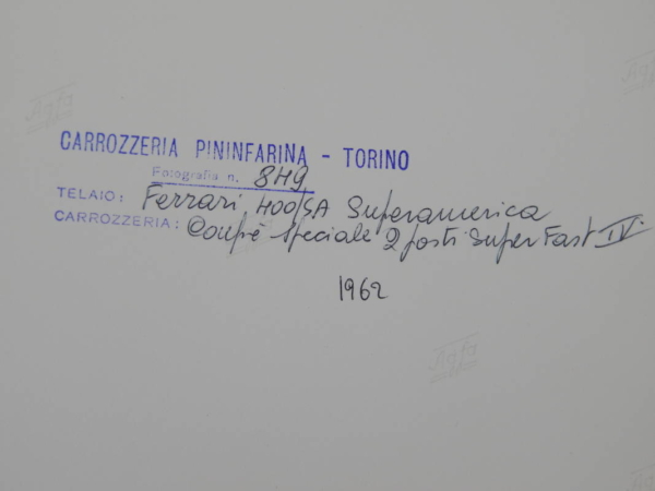 Ferrari 400 SA Press Photograph