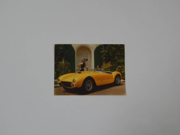 Ferrari 410 SA 375 MM Postcard Pamphlet Brochure
