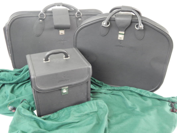 Ferrari 456 GT 3-Piece Schedoni Leather Luggage Set
