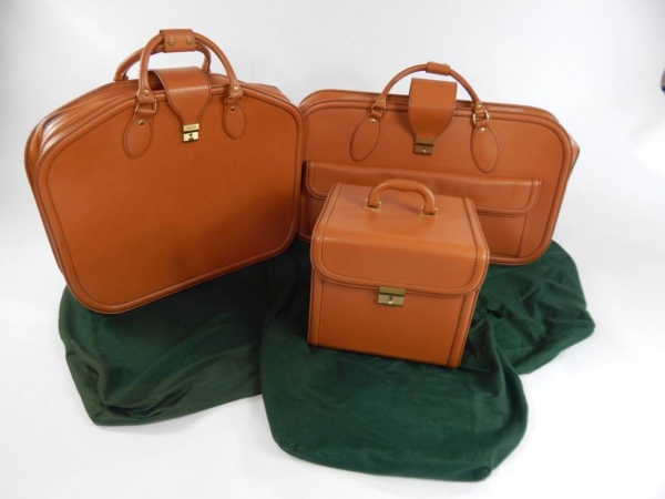 Ferrari 456 Schedoni Leather Luggage Set
