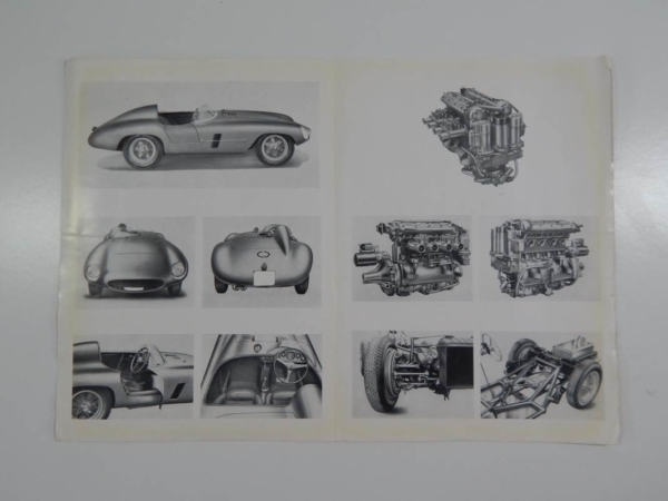 Rare 1950s Ferrari 500 Mondial Scheda di Omologazione Homologation Sheet