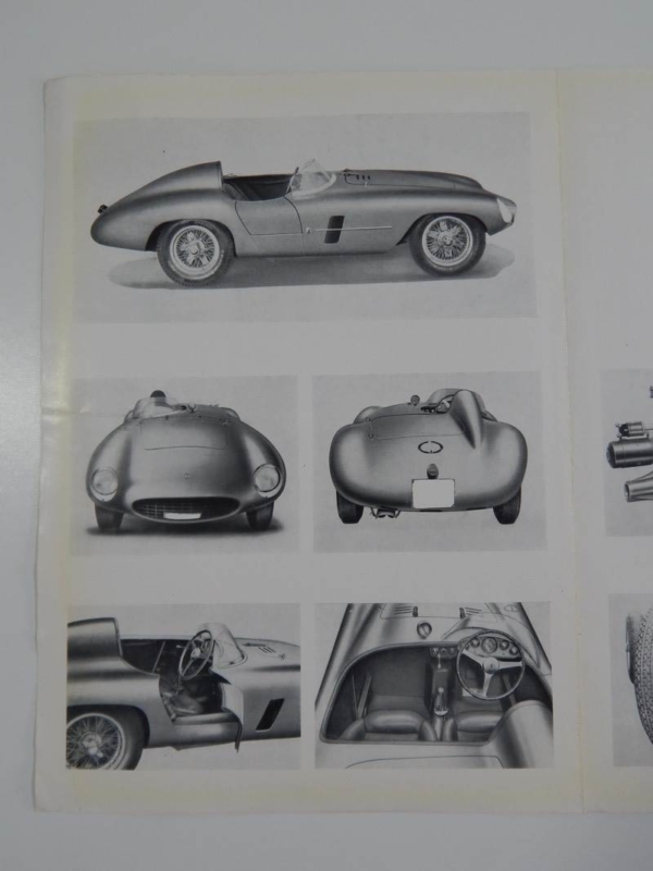 Rare 1950s Ferrari 500 Mondial Scheda di Omologazione Homologation Sheet