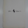 Rare 1950s Ferrari 500 Mondial Scheda di Omologazione Homologation Sheet