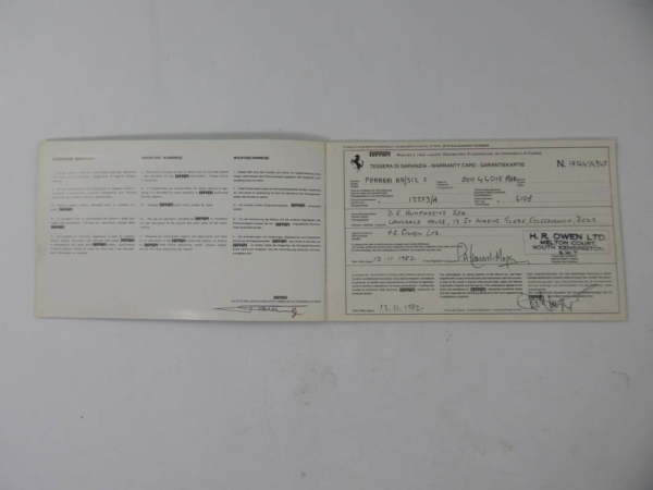 Ferrari 512BB Complete Pouch Set