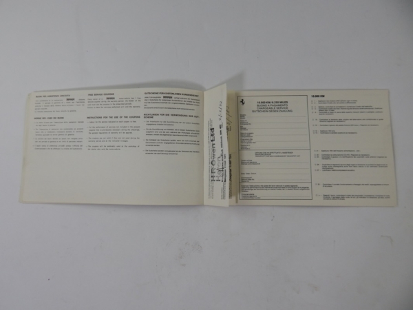 Ferrari 512BB Complete Pouch Set