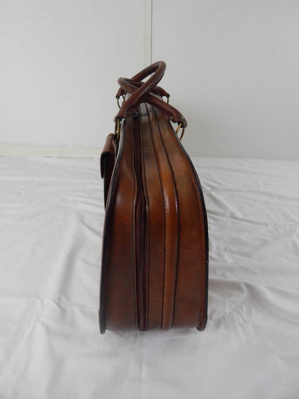 Complete Ferrari 512BB Schedoni Leather Luggage Set