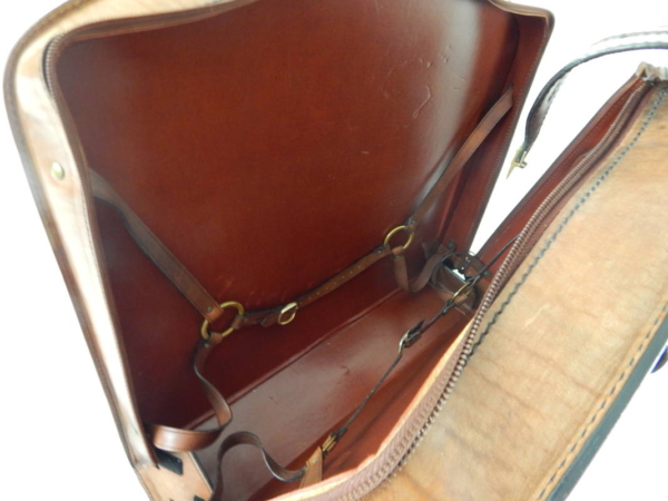 Complete Ferrari 512BB Schedoni Leather Luggage Set