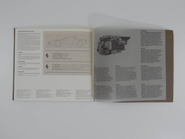 Ferrari 512BBi Sales Brochure