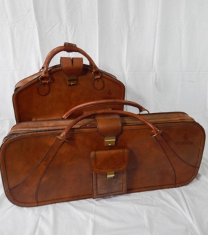 Ferrari 512BBi Complete 2 Piece Leather Luggage Set