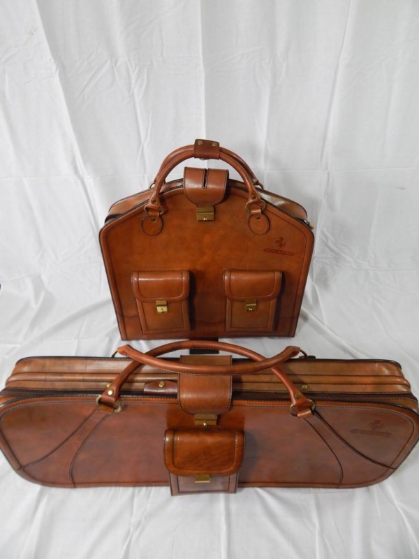 Ferrari 512BBi Complete 2 Piece Leather Luggage Set
