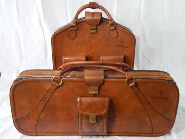 Ferrari 512BBi Complete 2 Piece Leather Luggage Set