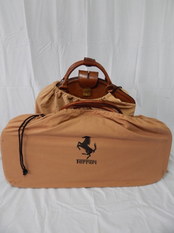 Ferrari 512BBi Complete 2 Piece Leather Luggage Set